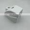 China injection molding matt surface white  plastic housing custom ABS plastic enclosure