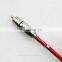 Nickel Plated Connector 2R to 2R RCA Cable OD 3.8mm With Spring Protect