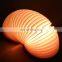 2020 amazon hot sale paper folding led book lamp  wooden cover folding LED book lamp USB charging folding LED book lamp