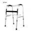 Rehabilitation Product for Old People and Disabled Knee Walk Folding Lightweight Aluminium Walking Zimmer Frame Walker