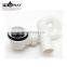 Bathroom Floor Tray Drain Foot Control Plastic Drainer and Waste Overflow Bath Drain