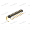 Dnenlink 2.54mm pitch Single Row H2.5mm Right Angle DIP type PogoPin Male Header With Peg