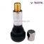 Car tubeless tire valves snap in Tr414 Tr413 nature rubber valve