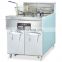Single Tank Two Baskets Commerical Electric Computer Deep Fryer with Oil Filter