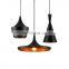 Industrial Matte Black Pendant Lamp Decorative Loft Pendant Lights e27