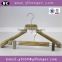 HA6950 high end top and bottom hanger wooden clothes hanger                        
                                                                                Supplier's Choice