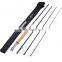 Amazon 9 feet 2.7m In Stock #3/4 # 5/6 #7/8 Wholesale Super Light 4 Sections Fishing Rods Tube Fly Fishing Rod