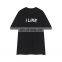 wholesale custom solid color plus size loose plain T-shirt unisex half sleeve top 2022