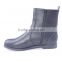 Factory promotion wholesale patchwork women flat ankle boots with side zipper