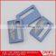 square sky-blue metal flat logo badge