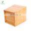 Bamboo simple trash bin square trash bin living room bedroom sundry storage basket home stay office paper basket