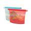 Food Storage Bags, Reusable Zipper Bags Leakproof Silicone & Plastic Free for Marinate Meats, Cereal, Sandwich