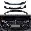 F30 Three-piece M Sport M-Tech Bumper body kits front lip rear bumper diffuser wing spoiler PP Plastic Gloss Black 325I 12-18