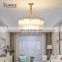 Luxury Indoor Decoration Chandelier Hotel Home Villa Glass Modern Pendant Lamp