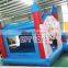 New design cartoon theme baby bouncer white bounce house inflatable castle slide