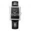 REBIRTH RE203 Women's Fashion Casual Leather Band Quartz Movement Rectangle Watches