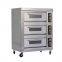 3 deck 9 trays commercial kitchen gas oven bakery machine equipment baking oven bread cake pizza deck oven