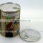 nice designed empty paper can for rice packaging