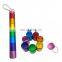 Rainbow Waterproof Travel Portable 7 Compartments Aluminum Alloy Pill Holder