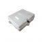 outdoor 48C fiber distribution box max with 4pcs 1x8 PLC splitter cassette IP65 standard