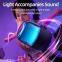 Colorful Light Portable Sound Amplifier Music Player Box Subwoofer BT Wireless Speakers Waterproof RGB Speaker