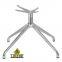 High Quality Aluminum Swivel Chair Base Metal Tube Sofa Legs Furniture Accessories