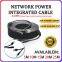 8 Core RJ45 + DC 12V Power Lan Cable 2 in 1 Network Extension Cable For IP Security Camera System CCTV Network IP Camera