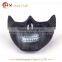 Wholesale Half Skull Face Mask Terror Halloween Mask