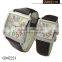 japan movt fashion leather strap waterproof men's top watch
