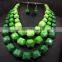 2016 latest design heavy acrylic necklace set multilayer bulk necklace set
