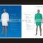 Disposable PP SMS PE Coats PP Microporous Lab Coat Quality Choice