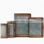 New Arrival Vertical Flip Genuine Leather & Jean Case for Ipad Mini 2 3 4