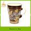 10oz creative unique shape ceramic coffee/tea mugs with customised logo