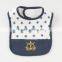 Japan wholesale high quality 2pcs set cool printed baby bib with waterprrof for boy