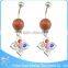 Fashion Style Bangkok Fashion Jewelry Acrylic Ball Navel Belly Dangle Ring