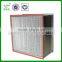 Heat-resistance Deep-pleated high efficiency filter HEPA filter for oven equipment(manufacturer)
