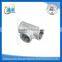made in china casting oem high precision female tee of pipe fitting