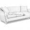 White fabric dew side hotel sofa XY3427