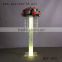 LED light party and wedding decorations new design crystal and acrylic flower stand wedding table centerpiece (MCP-072)