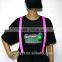 wholeasale custom suspenders flashing led party suspenders