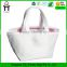 High quality blank handbag style canvas bag shopping road bag