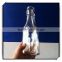 square clip milk glass bottle 250ml 8oz