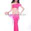 dance practice colorful Comfortable sexy belly dance practice costume women