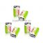 RENEW 6 Pack 9V 6F22 720mAh High Volume Lithium-ion Rechargeable 9 Volt Li-ion Batteries