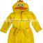 Wholesale Soft Cartoon Duck Hooded Fleece Bathrobe For Children