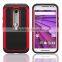 Durable anti-skid TPU defender case for Motorola G3 scratchproof phone cover