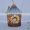 Wedding gift resin cheap bird house for garden