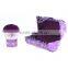 Puple synthetic bristle soft kabuki brush