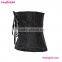 Black Tight Underbust Front Lace Up Waist Cincher Corset