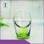home decoration wedding decor green bottom candle glass jar